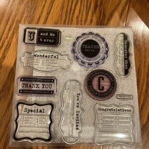 Close to My Heart (CTMH) D1496 NEW My Acrylix Stamp Set